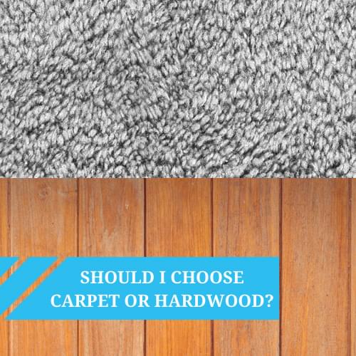 Should I choose hardwood or carpet?