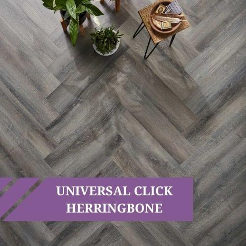 New Universal Rigid Click Herringbone Flooring