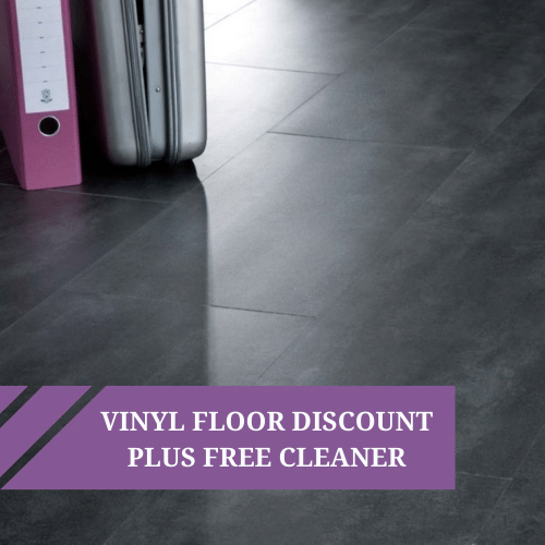 Vinyl Floor Tile Discount PLUS free cleaner for limited period
