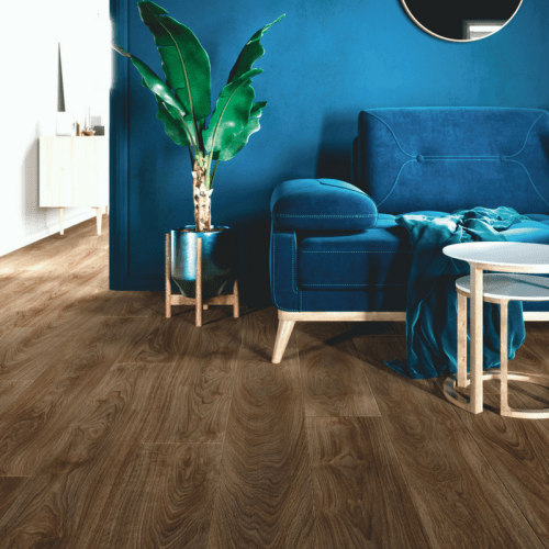 Moduleo Impress flooring providing an example of an earthborn interior design