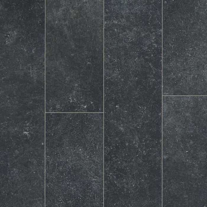 dark charcoal grey stone effect laminate flooring with bevelled edges and etched concrete finish berry alloc ocean