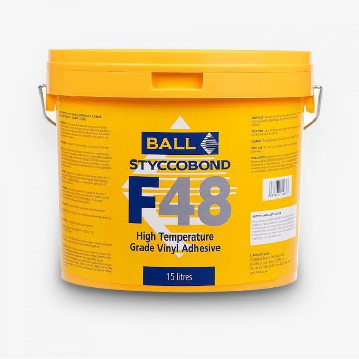 Ball And Young High Temperature Adhesive F48 In 15 Litre Size For Use With Vinyl Flooring Sheet And Tiles