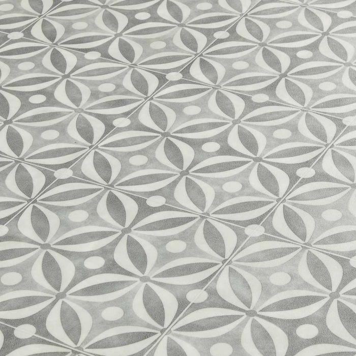 Grey Cement Tile Design Cushioned Vinyl Flooring Sheet Lino For Kitchens And Bathrooms