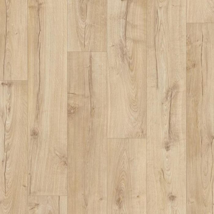 Quick Step Impressive Ultra 12Mm Thick Laminate Flooring Classic Oak Beige Imu1847 With 4V Edging