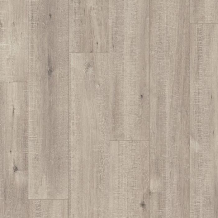 Quick Step Impressive Ultra Saw Cut Oak Grey Imu1858 12Mm Laminate Flooring With 4V Bevelled Edges And Textured Finish