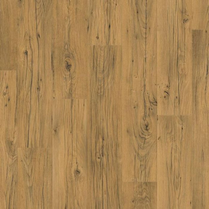 Quickstep Signature Sig4767 Cracked Oak Natural Laminate Flooring Planks With 4V Bevelled Edges 