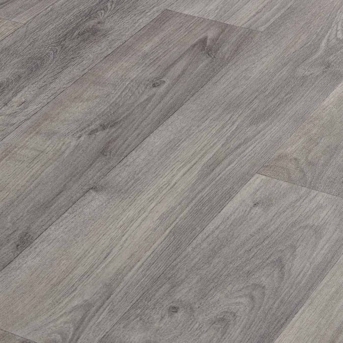 Light Grey Atlas Tavel 581 Foam Backed Cushioned Vinyl Flooring Sheet Lino For Living Rooms And Bathrooms