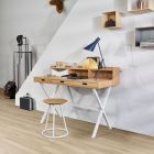 Light Oak Design Glue Down Vinyl Flooring Planks With Bevelled Edge Blackjack Oak 22220