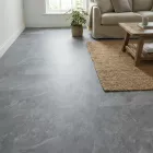 medium grey slate tile effect spc rigid click lvt highland slate for kitchens and bathrooms