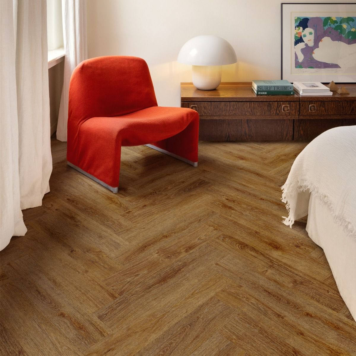 Moduleo LayRed Herringbone Stanford Oak 65861 LVT Flooring