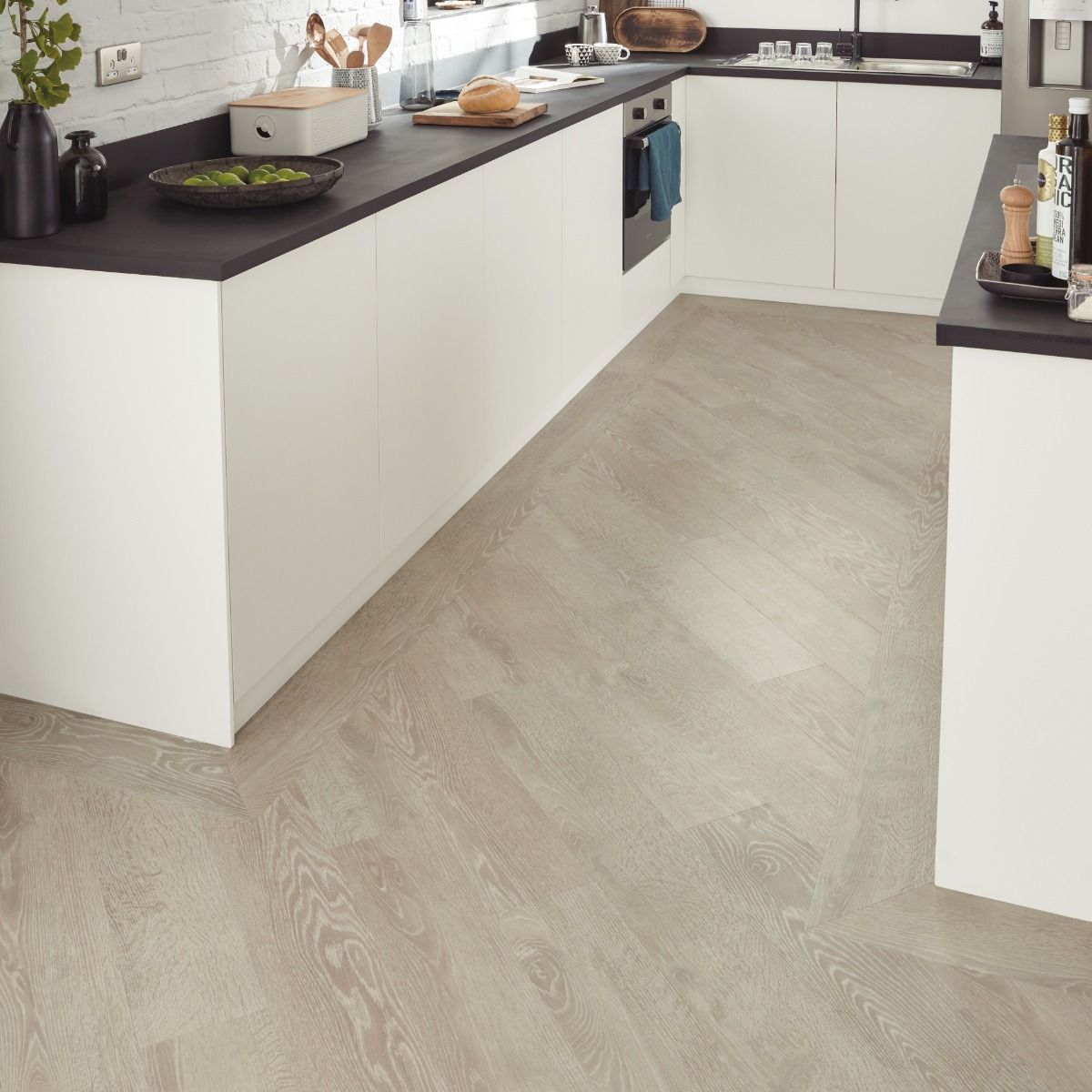 Karndean Rigid Core Greige Oak Floor Tiles | Best4Flooring