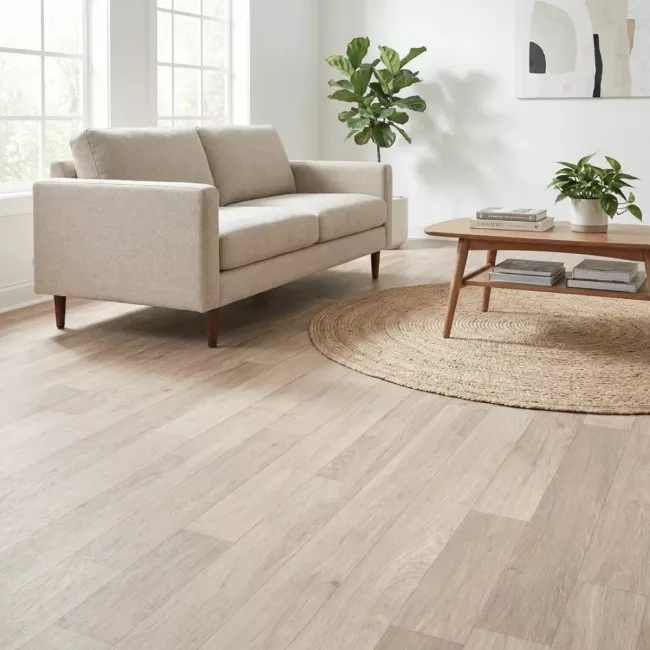 Arizona Chalk Washed Oak Felt Back Vinyl Flooring