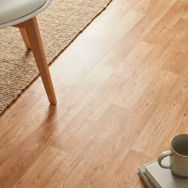 Arizona Old Lacquered Oak Felt Back Vinyl Flooring