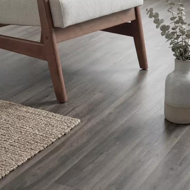 Arizona Smoked Sawn Oak Felt Back Vinyl Flooring