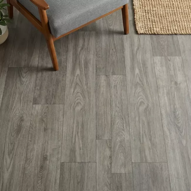 Arizona Weathered Grey Oak Felt Back Vinyl Flooring