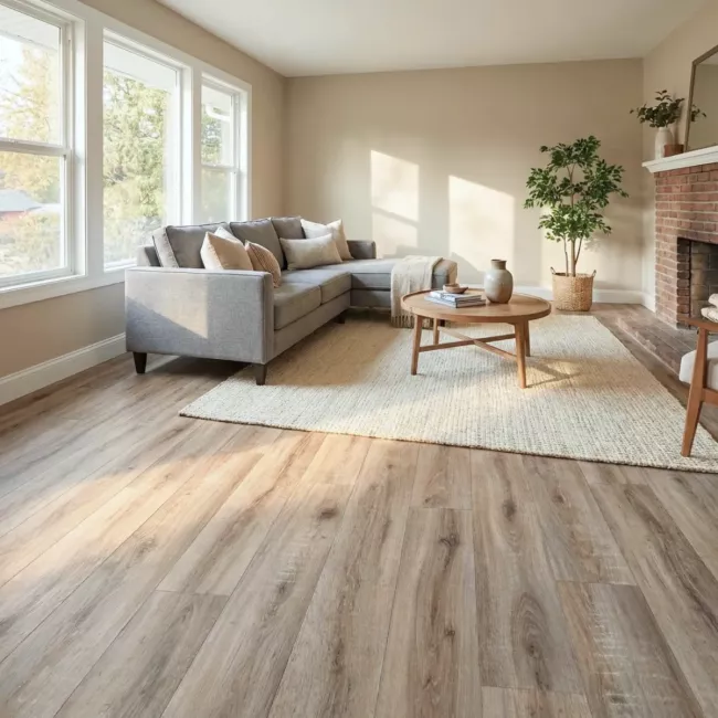 Arizona Weathered Sawn Oak Felt Back Vinyl Flooring