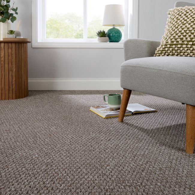 Atlas Oatmeal Loop Pile Carpet