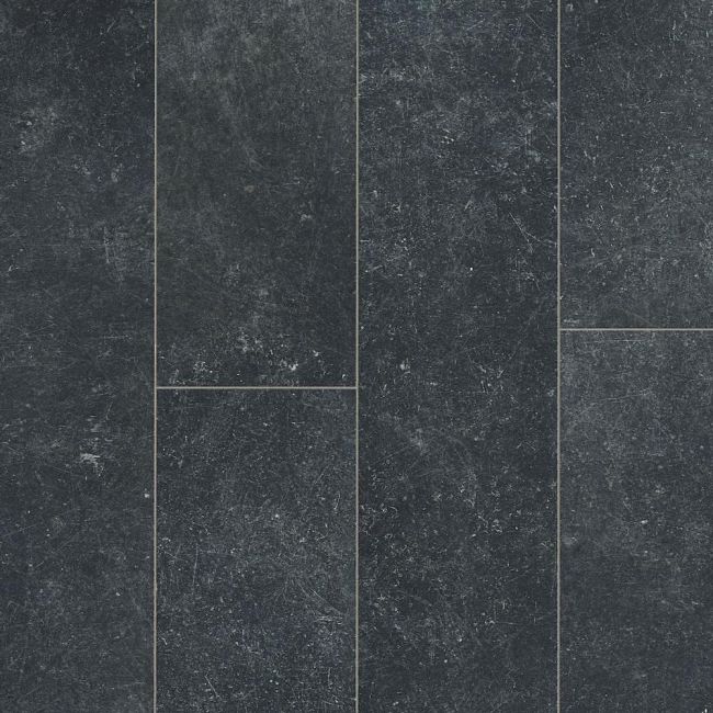 dark charcoal grey stone effect laminate flooring with bevelled edges and etched concrete finish berry alloc ocean