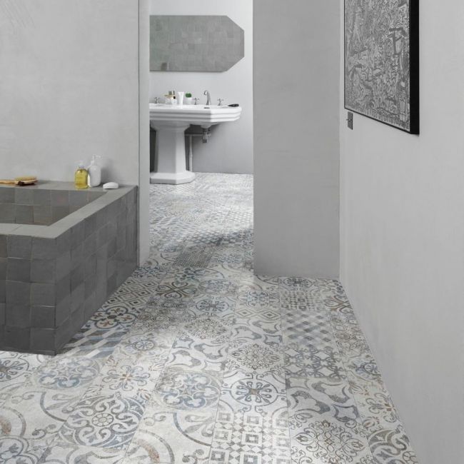 Berry Alloc Ocean+ 8 V4 Laminate Flooring Retro Chic Blue Grey