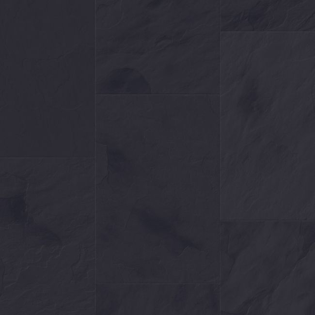 Black Wood Effect Laminate Flooring With Click Locking System And 4V Grooves Quick Step Im1862 Burned Planks