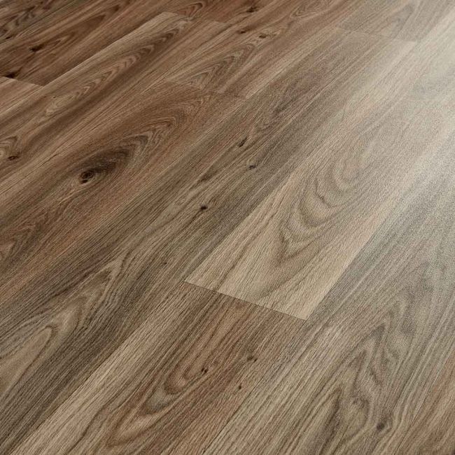 4mm Wood Effect Felt Back Sheet Vinyl Flooring Bramhall Oak Sample