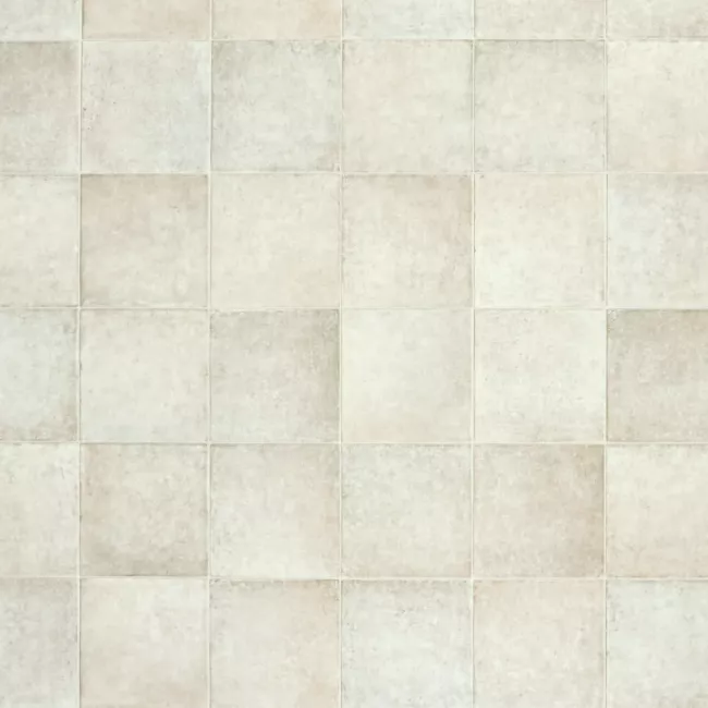 Classique Alabaster Tile Sheet Vinyl Flooring