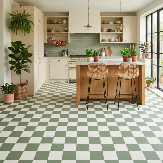 Classique Bordeaux Sheet Vinyl Flooring