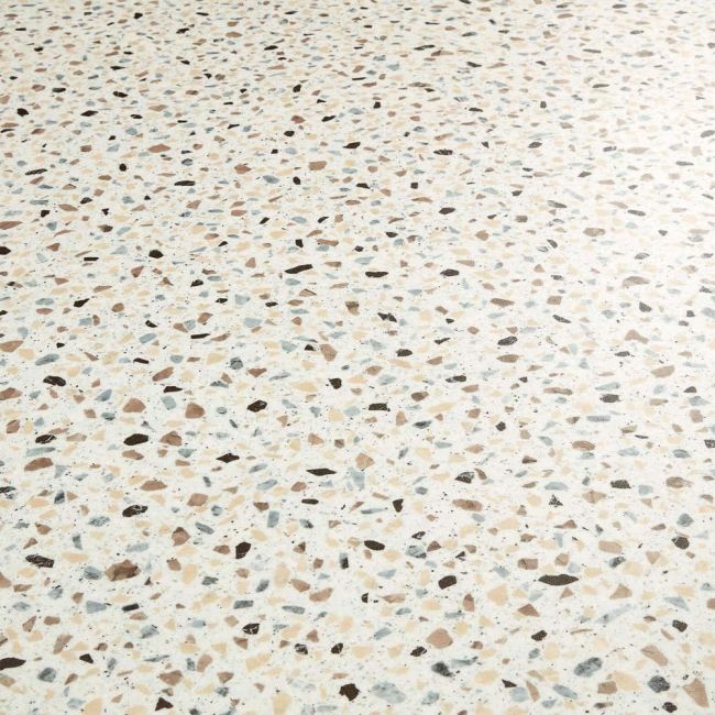 Terrazzo Vinyl Flooring - Cocoa Granite Sample