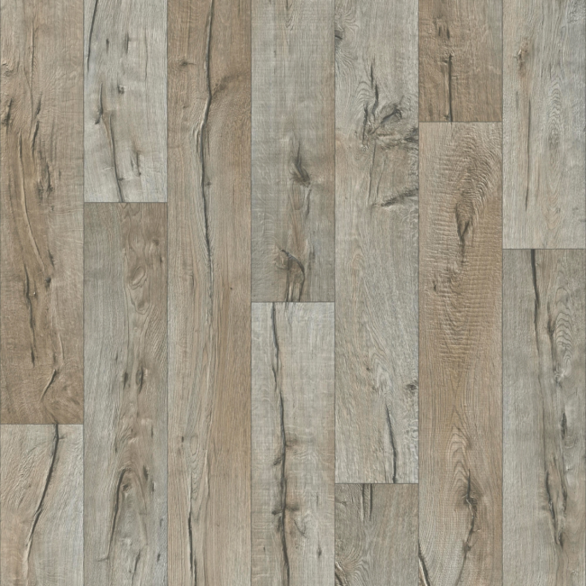 Rustic Wood Cracked Elm Vinyl Flooring