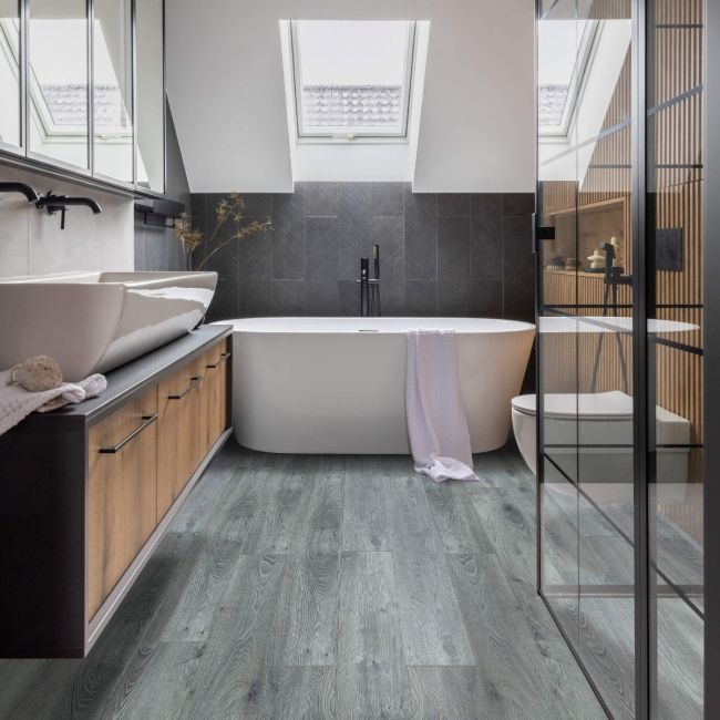 Verdanti Splash Driftwood Water Resistant Laminate Flooring