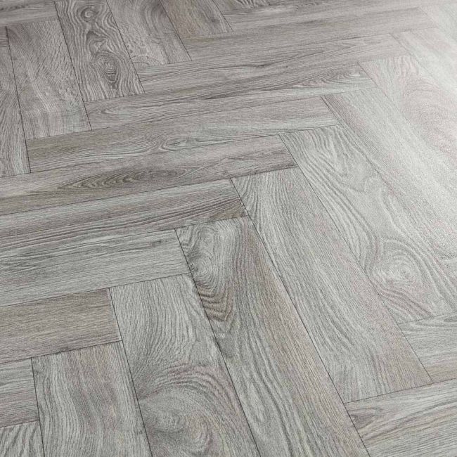 4mm Wood Effect Felt Back Sheet Vinyl Flooring Eltham Parquet Sample