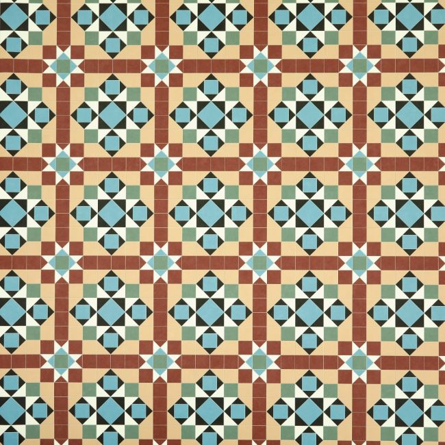 Tessellated Victorian Geometric Vinyl Flooring - ERA Barton