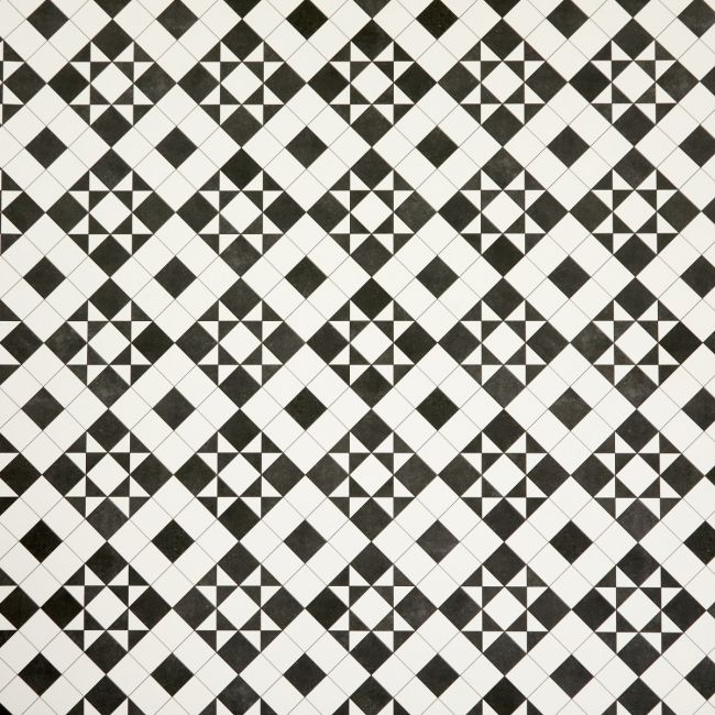 Tessellated Victorian Geometric Vinyl Flooring - ERA Brunel Sample