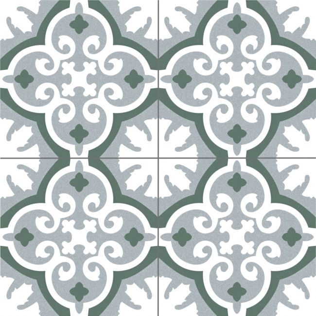 Floral Wall and Floor Tiles - Paris