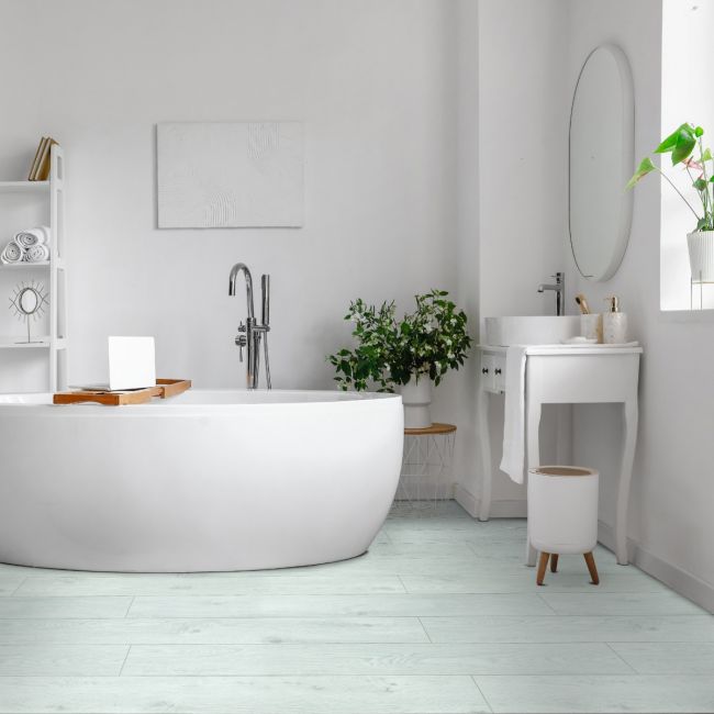 Verdanti Splash Glacier Water Resistant Laminate Flooring