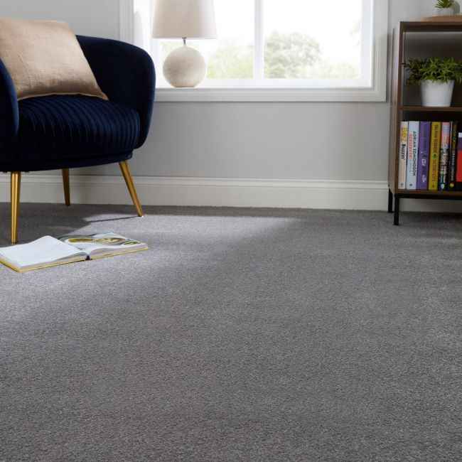 Grace Dolphin Deep Pile Saxony Carpet