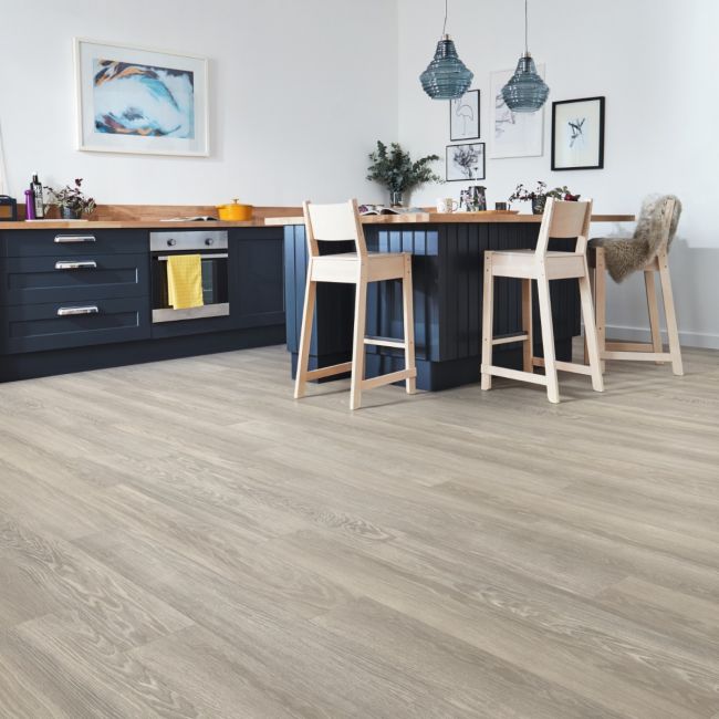 Karndean Knight Tile Rigid Core Grey Limed Oak SCB-KP138-6 LVT