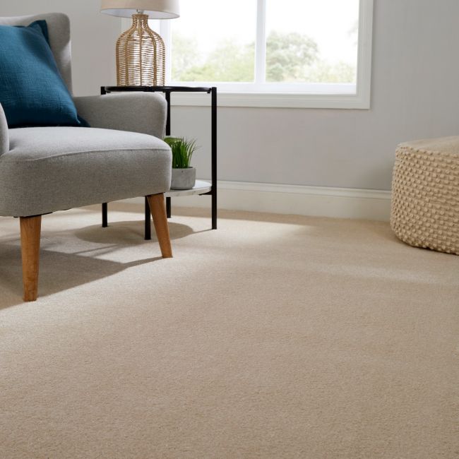 Joy Biscuit Luxury Saxony Carpet