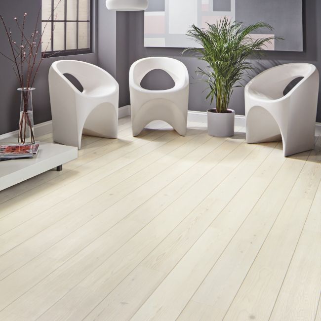 Fresh And White Washed Scandi Pine Glue Down Lvt Planks Karndean Knight Tile Kp132 For Open Plan Kitchens