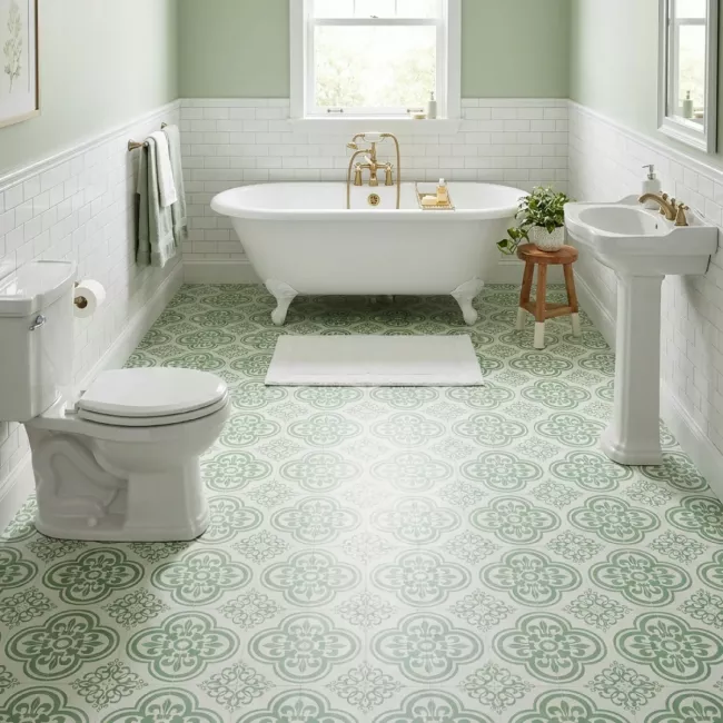 Larache Jade Sheet Vinyl Flooring
