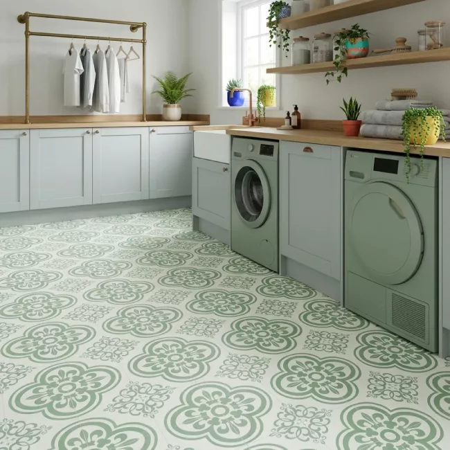 Larache Jade Sheet Vinyl Flooring