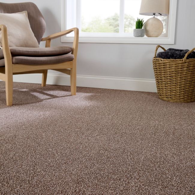 Leo Saxony Ginger Bread Deep Pile Carpet