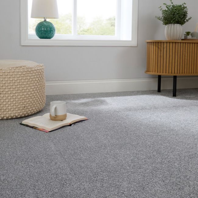 Leo Saxony Granite Deep Pile Carpet