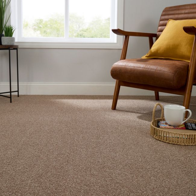 Leo Saxony Nutmeg Deep Pile Carpet