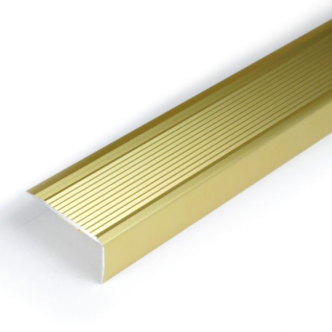 Matt Gold Self Adhesive Stair Nosing