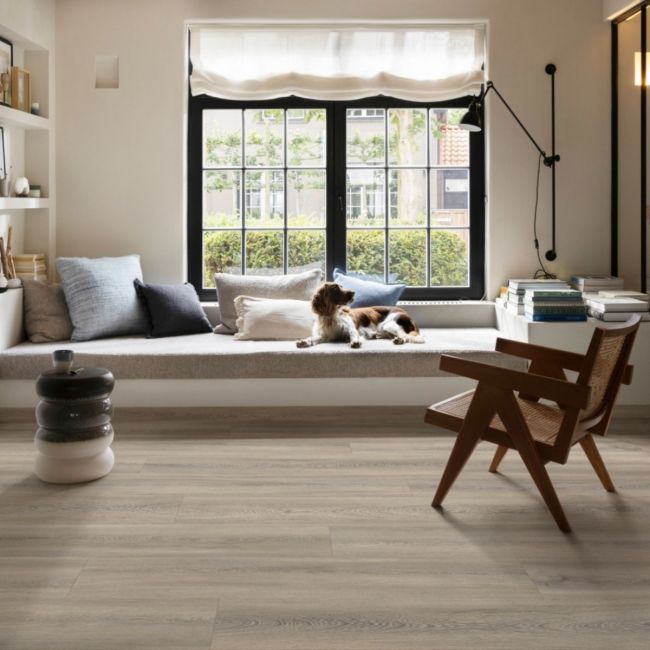 Light Oak Design Glue Down Vinyl Flooring Planks With Bevelled Edge Blackjack Oak 22220