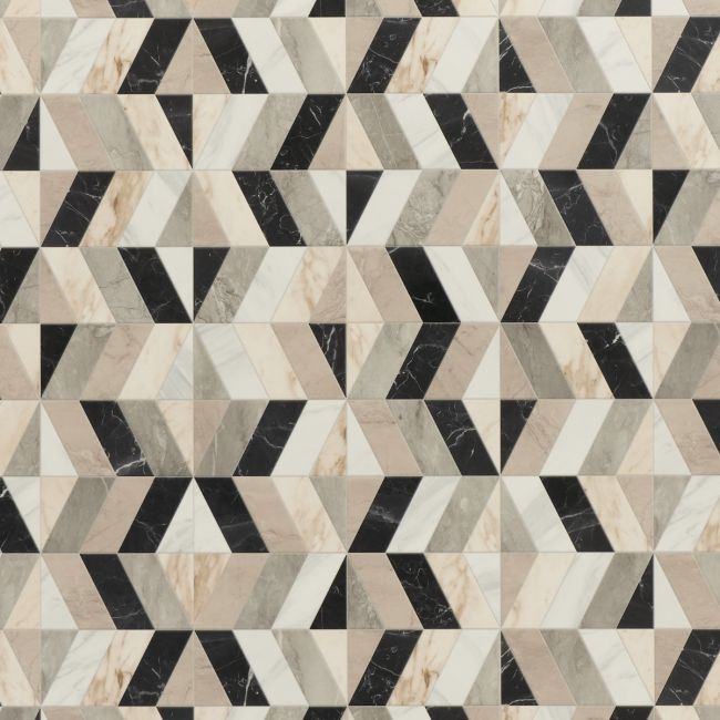 Carrara Mosaico Venato Sheet Vinyl Flooring Sample