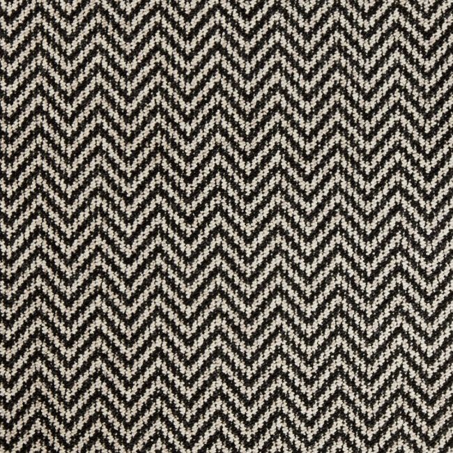 Pattern Play Black & White ZigZag Loop Pile Carpet