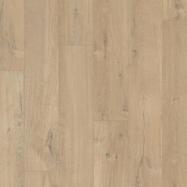 8Mm Quick Step Laminate Flooring Planks Soft Oak Medium Im1856 With Bevelled Edges And Textured Surface