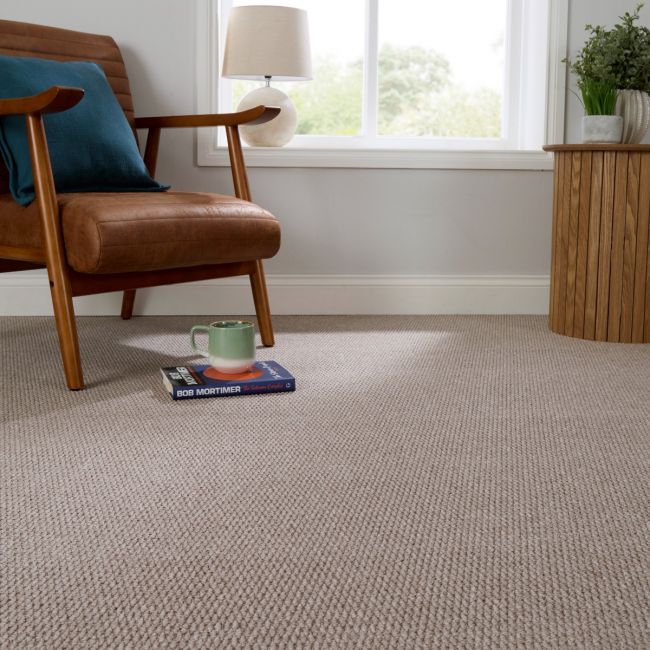 Resilience Latte Boucle Loop Carpet